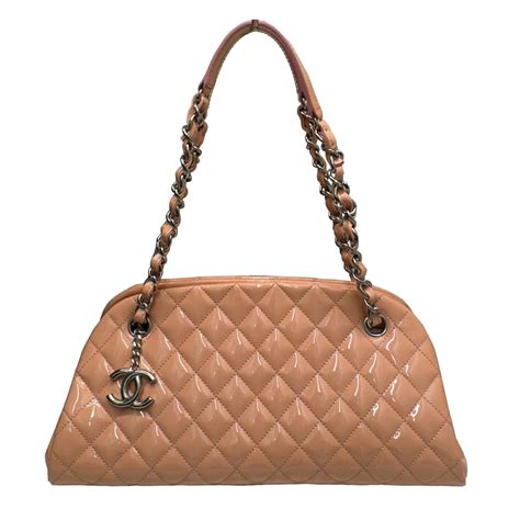 chanel mademoiselle bowling matelasse chain